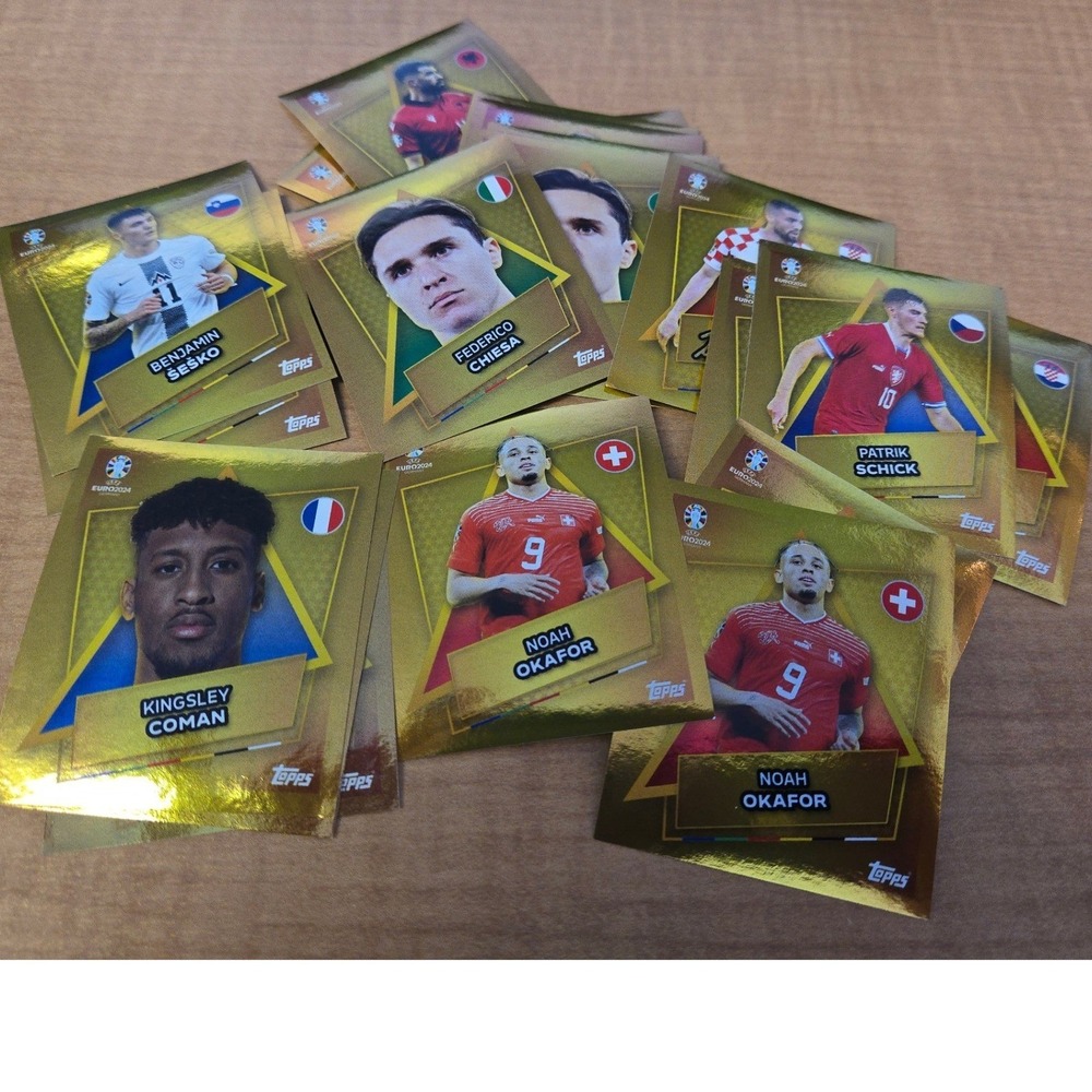 EURO 2024 - TOPPS sticker collection - SP GOLD - Choose your missing sticker!